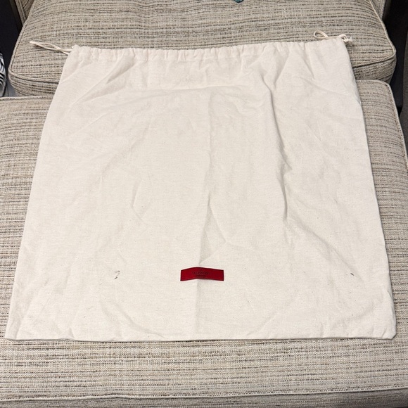 Valentino Garavani Handbags - Valentino Cream Dust Bag with Red Tag